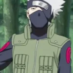 Kakashi Hatake standing Naruto Green Vest