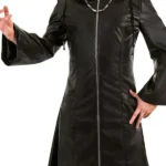 Kingdom Hearts Game Organization 13 Black Leather Coat