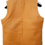 Lorne Greene Bonanza Leather Vest Back