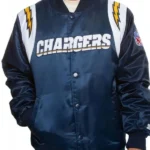 Los Angeles Chargers Bomber Satin Jacket