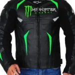 Men’s Alpinestars Monster Energy Motorcycle Leather Jacket