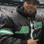 Method Man Jets Black Satin Jacket