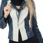 Nora Allen The Flash S05 White Leather Jacket