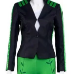 Poison Ivy Harley Quinn Faux Leather Jacket