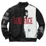 Scarface Tony Montana Bomber Leather Jacket