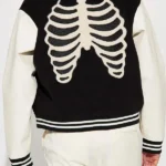 Skeleton Varsity Wool Jacket back