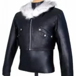 Squall Leonhart FF8 black Leather Jacket