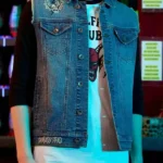 Stranger Things Demobat Slayer Eddie Munson Denim Vest