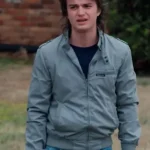 Stranger Things Steve Harrington Bomber Satin Jacket