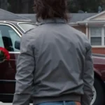 Stranger Things Steve Harrington Bomber Satin Jacket Back