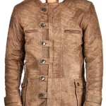 The Dark Knight Rises Bane Shearling Leather Coat