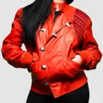 Women Akira 30th Anniversary Kaneda Leather Jacket