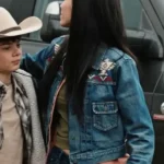 Yellowstone Season 5 Kelsey Asbille Denim Jacket side