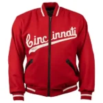 1969 Cincinnati Reds Varsity Wool Jacket front