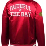 49ers Faithful To The Bay Red Jacket back