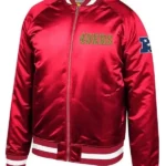 49ers Faithful To The Bay Red Jacket front