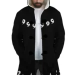 6 Paths Sage Mode Naruto Dream Cloak Coat black front