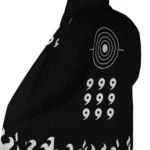 6 Paths Sage Mode Naruto Dream Cloak Coat black hooded back
