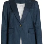9-1-1 S09 Jennifer Love Hewitt Pinstriped Blazer front