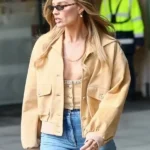 A Big Bold Beautiful Journey Margot Robbie Suede Jacket