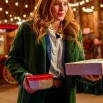 A Cherry Pie Christmas Katie Leclerc Green Coat