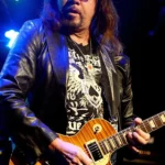 Ace Frehley Black Leather Blazer