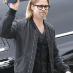 Actor Brad Pitt Bomber Jacket