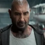 Afterburn Dave Bautista Black Hooded Vest front