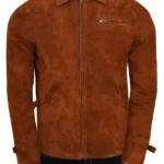 Allied Brad Pitt Max Vatan Leather Jacket