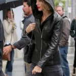 American Singer Taylor Swift Black Hooded Jacket