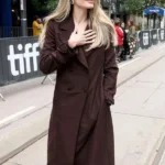 Angelina Jolie TIFF Premiere Brown Coat