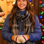 Anna Zhang A Cherry Pie Christmas Blue Jacket