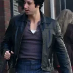 Anthony Ippolito Black Leather Jacket front