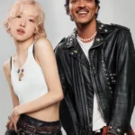 Apt Bruno Mars Black Leather Jacket