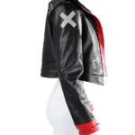 Arcane League of Legends 2 VI Black Leather Studded Jacket
