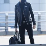 BTS Suga Biker Leather Jacket