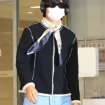 BTS V Kim Taehyung Suede Black Jacket