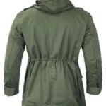 Belgian Army M64 Green Field Jacket back