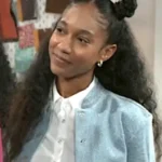 Beyond The Gates Samantha Richardson Denim Cropped Jacket