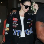 Black Sporty Wool Kendall Jenner Jacket