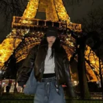 Blackpink Jennie Brown Leather Jacket