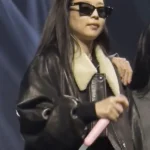 Blackpink Jennie Fur Collar Oversized Jacket