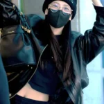 Blackpink Jisoo Oversized Leather Jacket