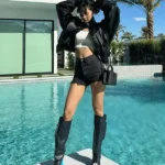 Blackpink Lisa Black Jacket