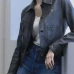 Blackpink Lisa Cropped Leather Jacket