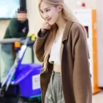 Blackpink Rose Oversized Coat