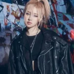 Blackpink Shut Down Rose Black Leather Jacket