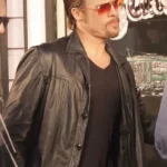 Brad Pitt Killing Them Softly Black Leather Blazer