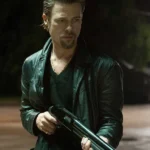 Brad Pitt Killing Them Softly Leather Blazer