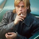Brad Pitt The Devils Own Black Leather Jacket